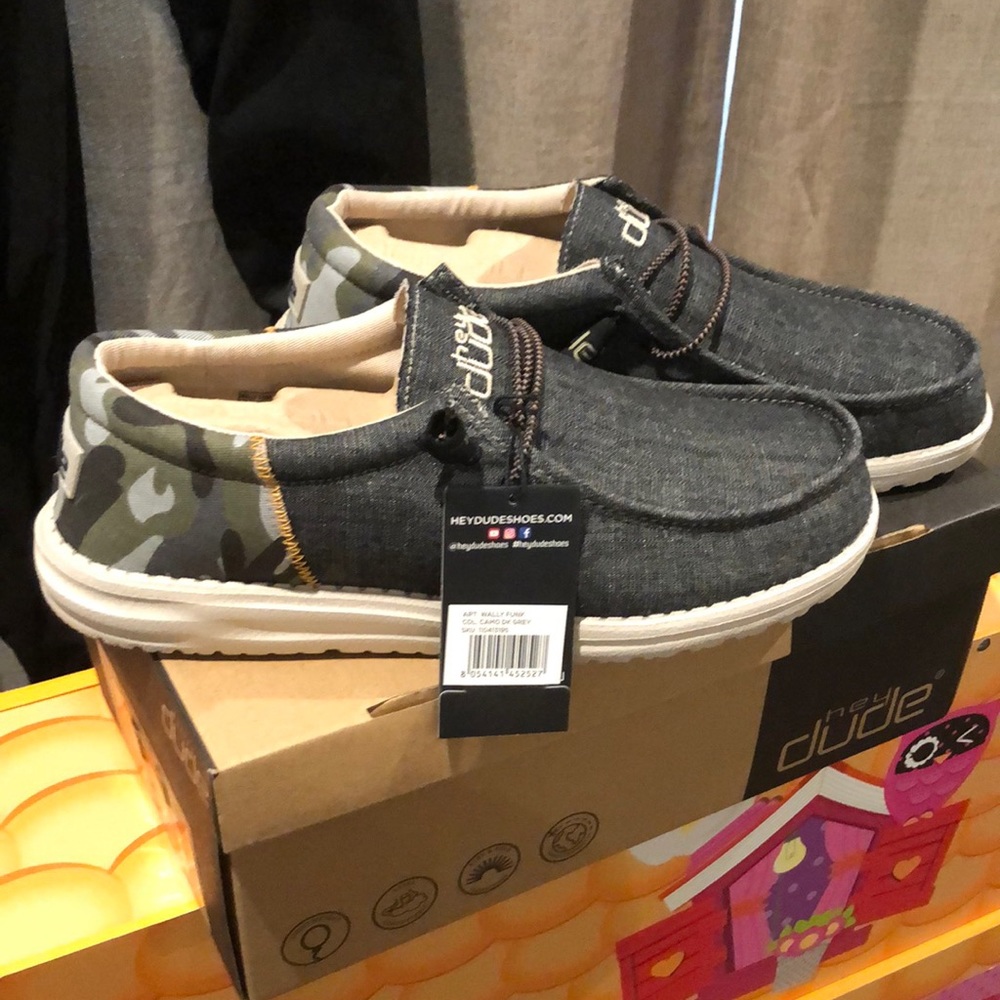 Hey Dude Wally Funk Camo / dark gray